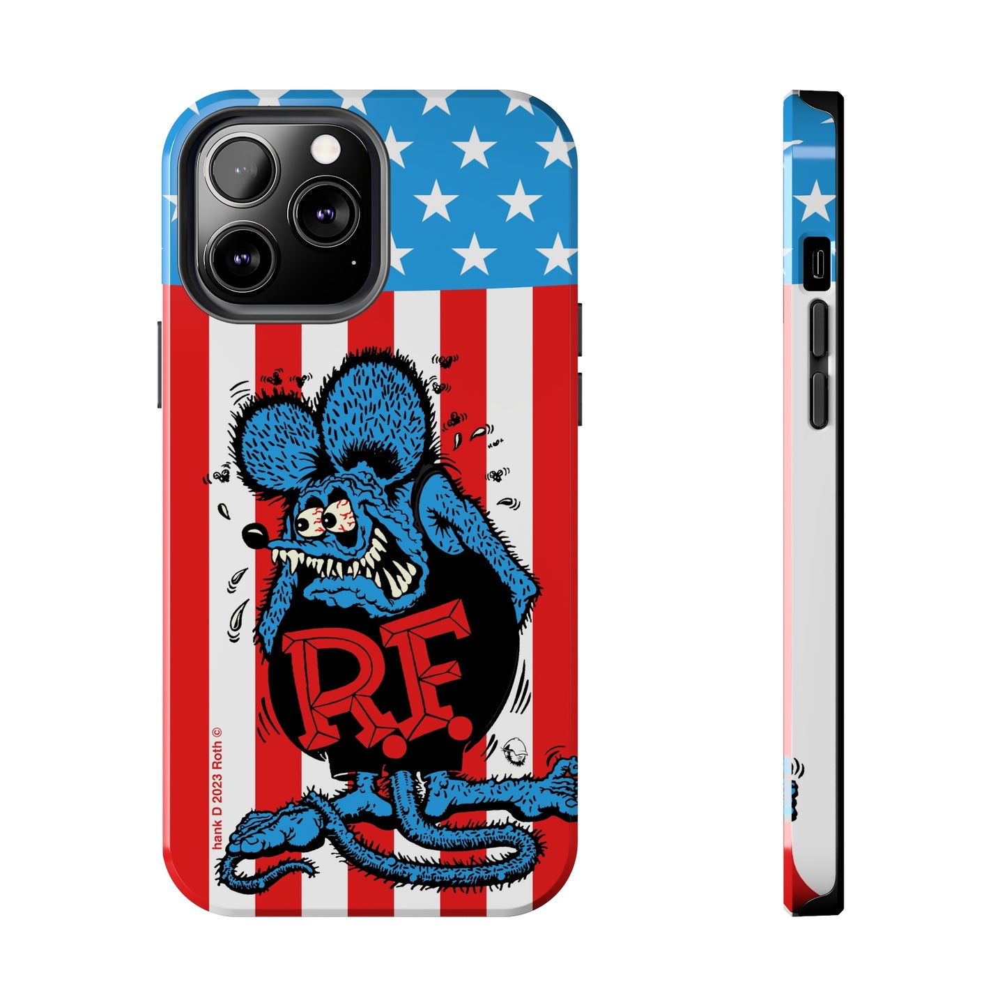 Red, White and Fink - Tough Phone Case