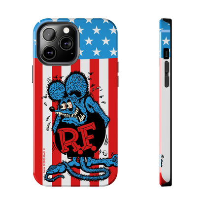 Red, White and Fink - Tough Phone Case