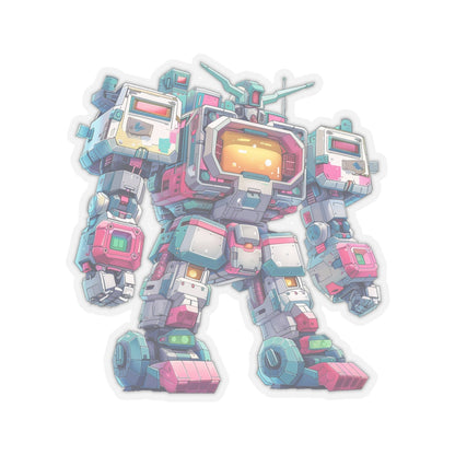 Pixelated Power Bot Sticker