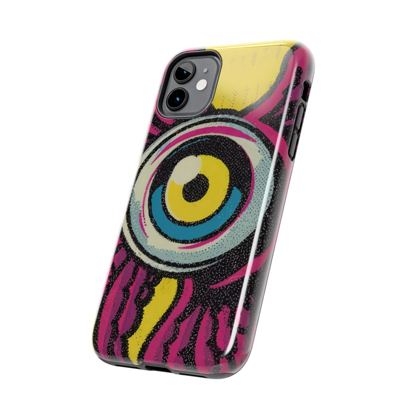 Golden Gaze Winged Eye iPhone Case