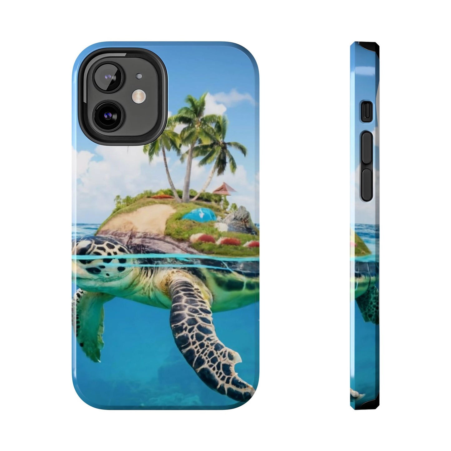 Island Turtle Ocean Adventure Tough Phone Case