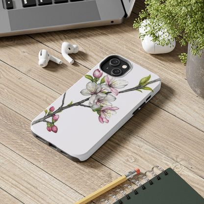 Minimalist Blossom Branch Tough Phone Case