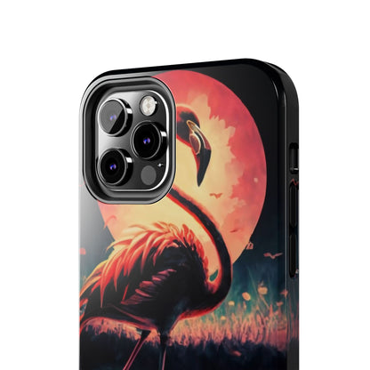 Sunset Flamingo Defender Case