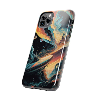 Retro Futuristic Space Odyssey Tough Phone Case