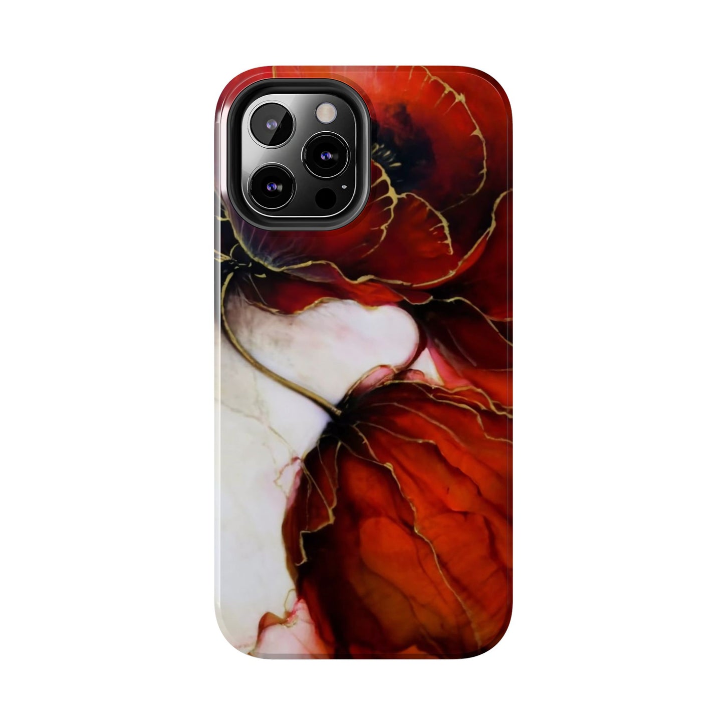 Ethereal Blossom Alcohol Ink Tough Phone Case