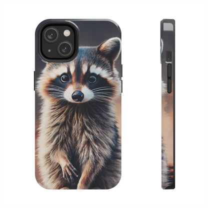 Abstract Raccoon Charm Tough Phone Case