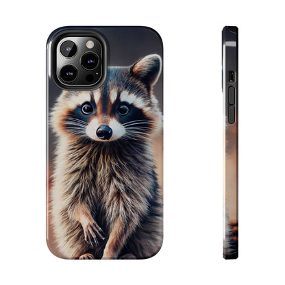 Abstract Raccoon Charm Tough Phone Case