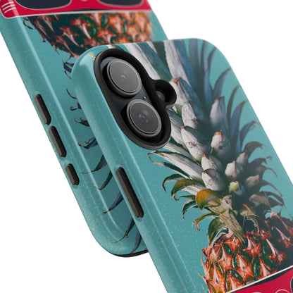 Beach-Ready Pineapple Sunglasses Tough Phone Case