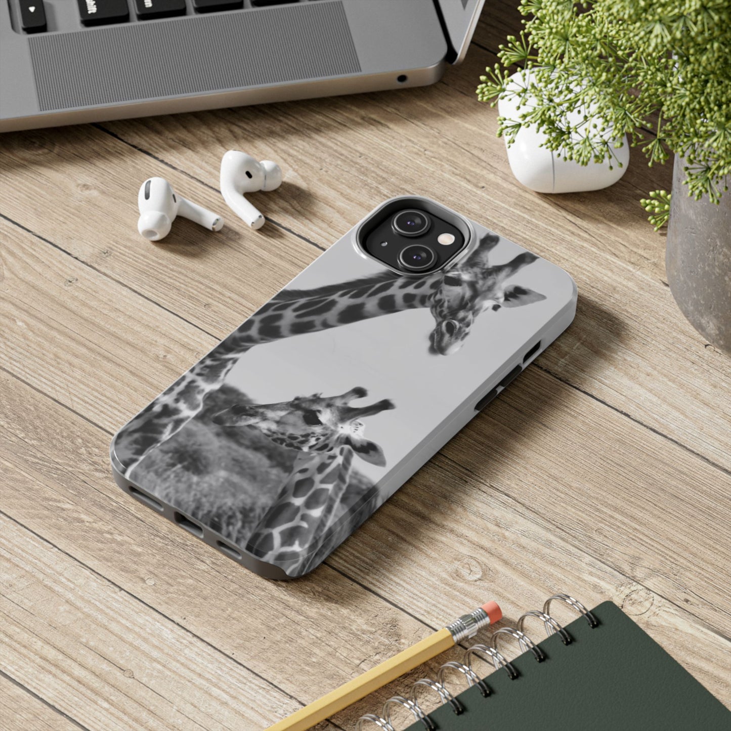 Monochrome Giraffe Guardian Case