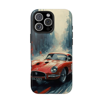 City Drive Red Sports Car Tough Phone Case