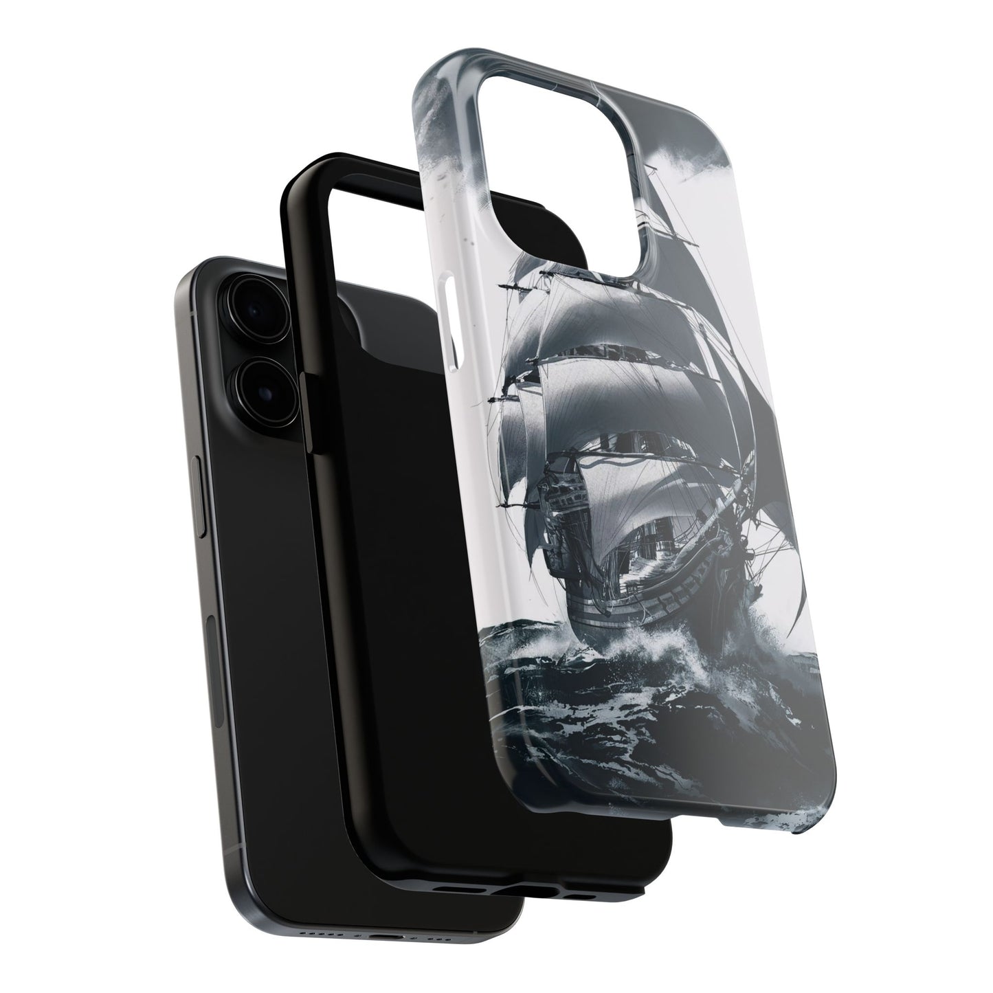 Tempest Voyage Pirate Ship Tough Phone Case