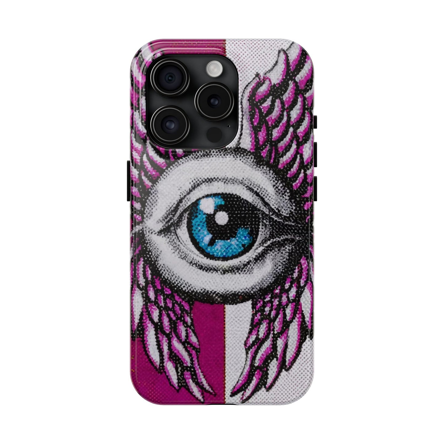 Dual-Tone Winged Eye iPhone Case