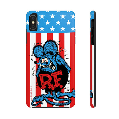 Red, White and Fink - Tough Phone Case