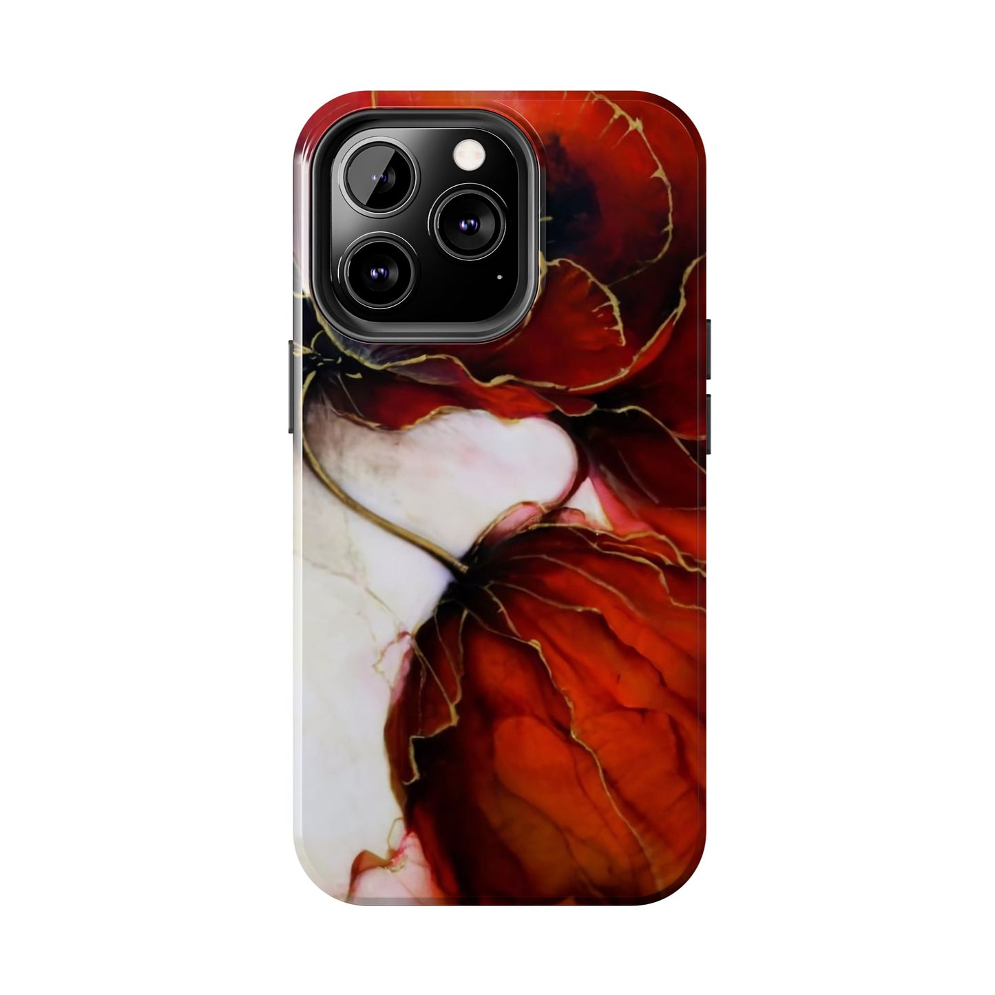 Ethereal Blossom Alcohol Ink Tough Phone Case