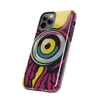 Golden Gaze Winged Eye iPhone Case