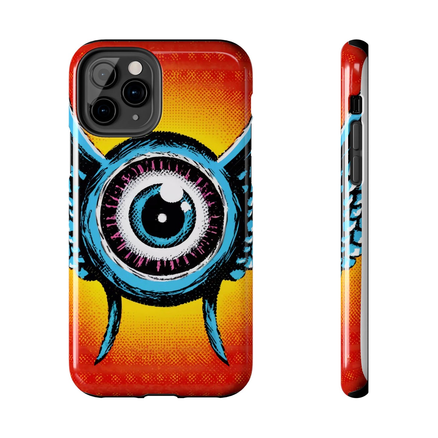 Bursting Vision Winged Eye iPhone Case