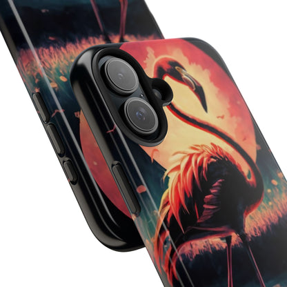 Sunset Flamingo Defender Case