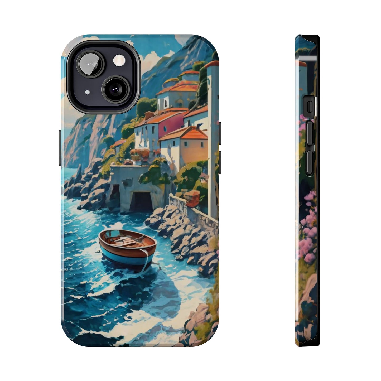 Coastal Dreamscape Boat Tough Phone Case