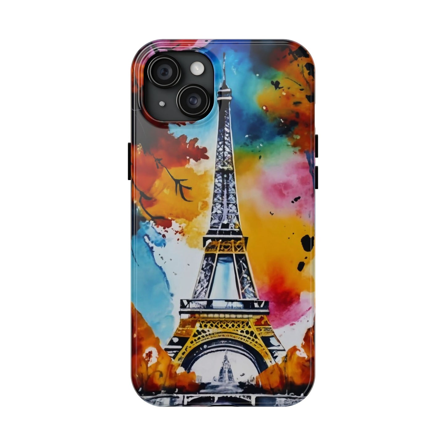 Vibrant Twilight Eiffel Defender Case