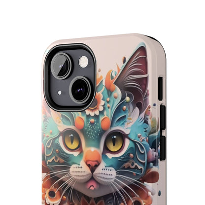 Floral Feline Armor Case