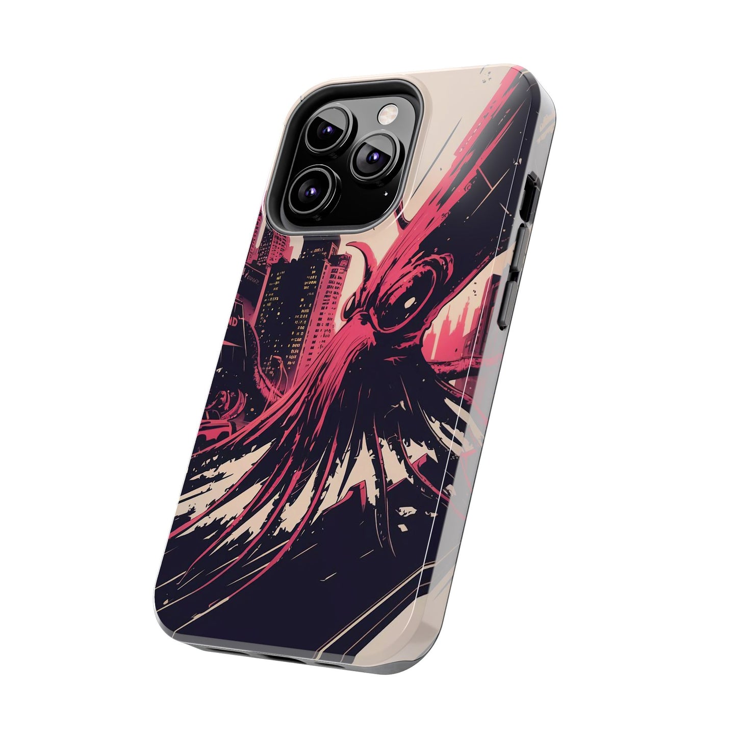 Kraken Rampage Cityscape Tough Phone Case