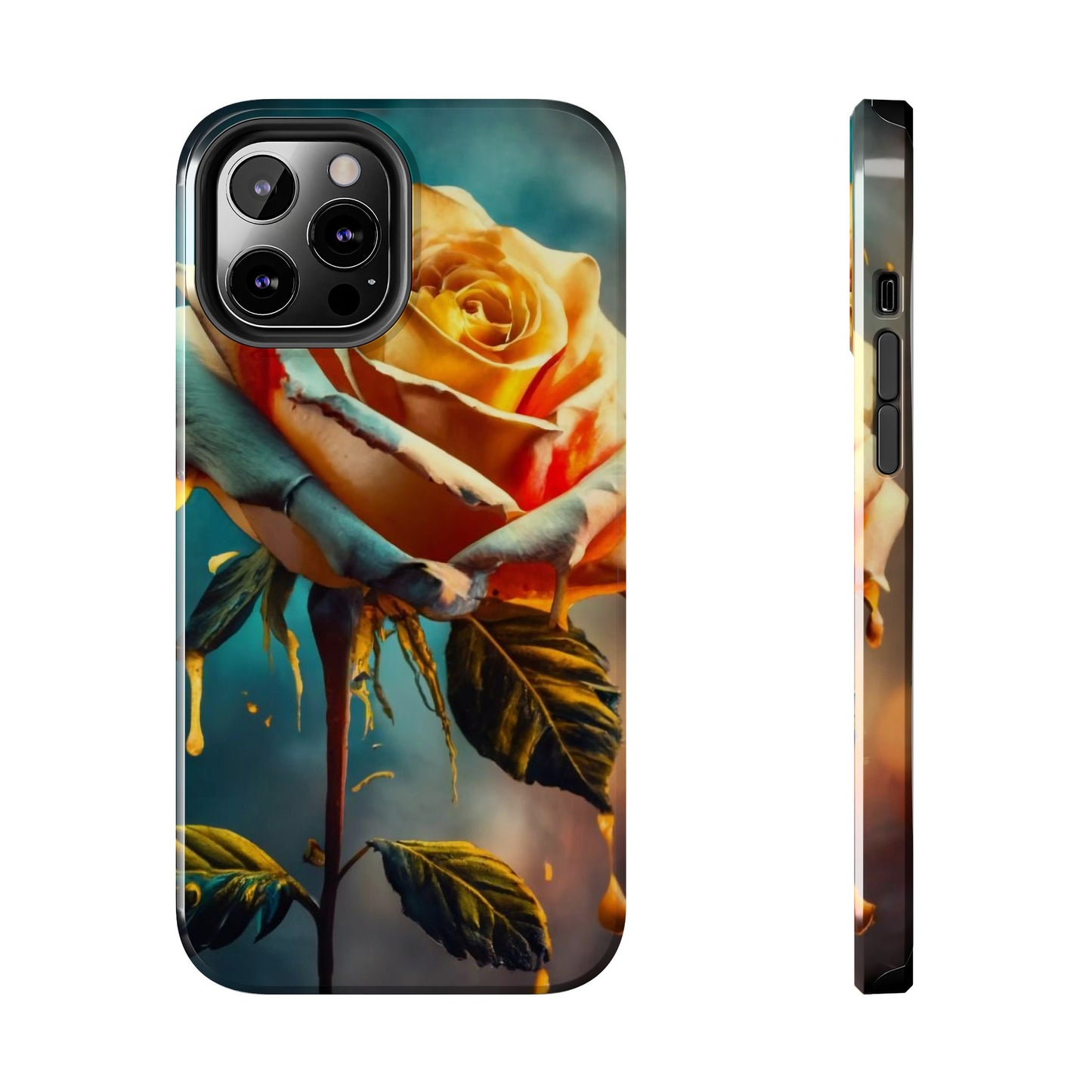 Golden Rose Elegance Tough Phone Case