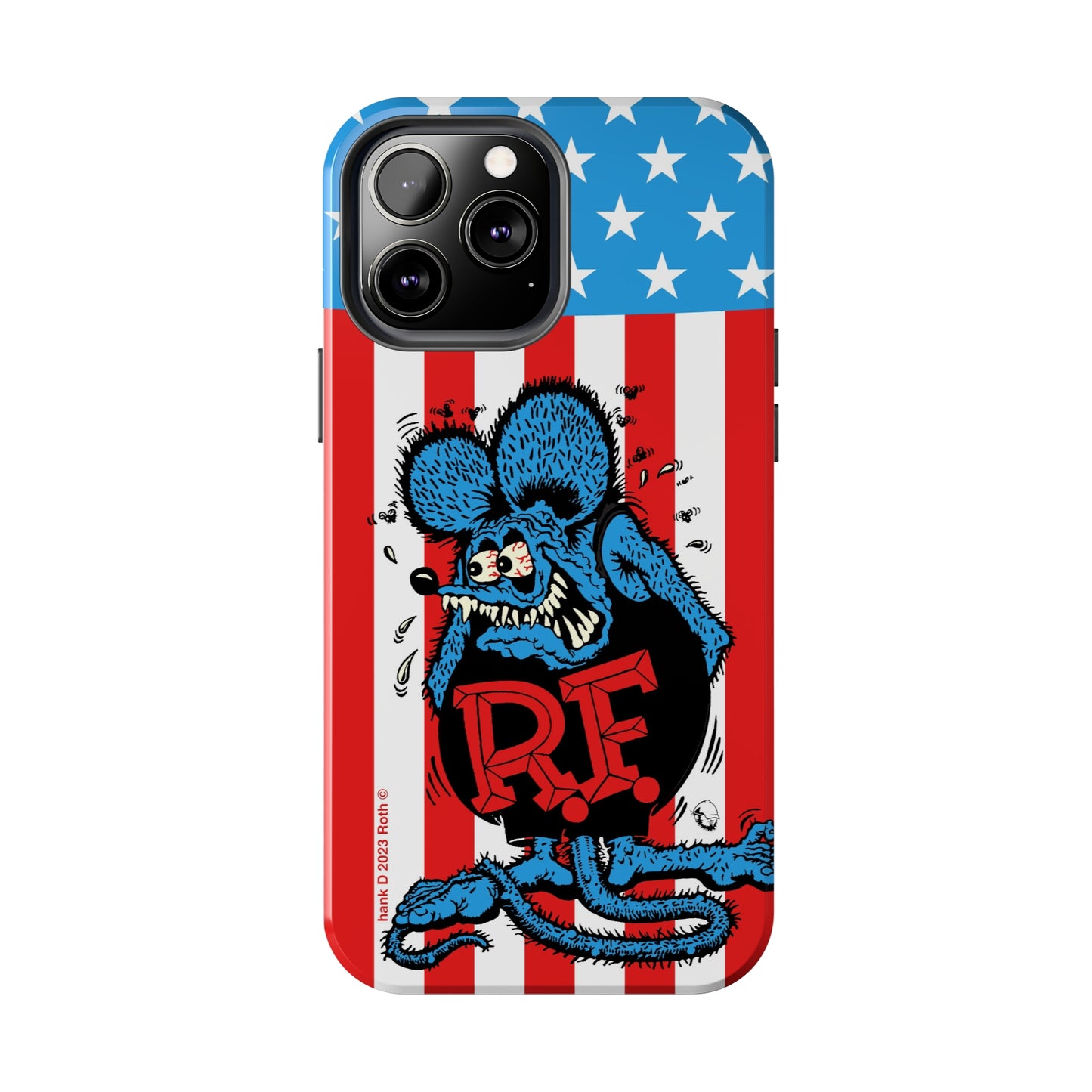 Red, White and Fink - Tough Phone Case