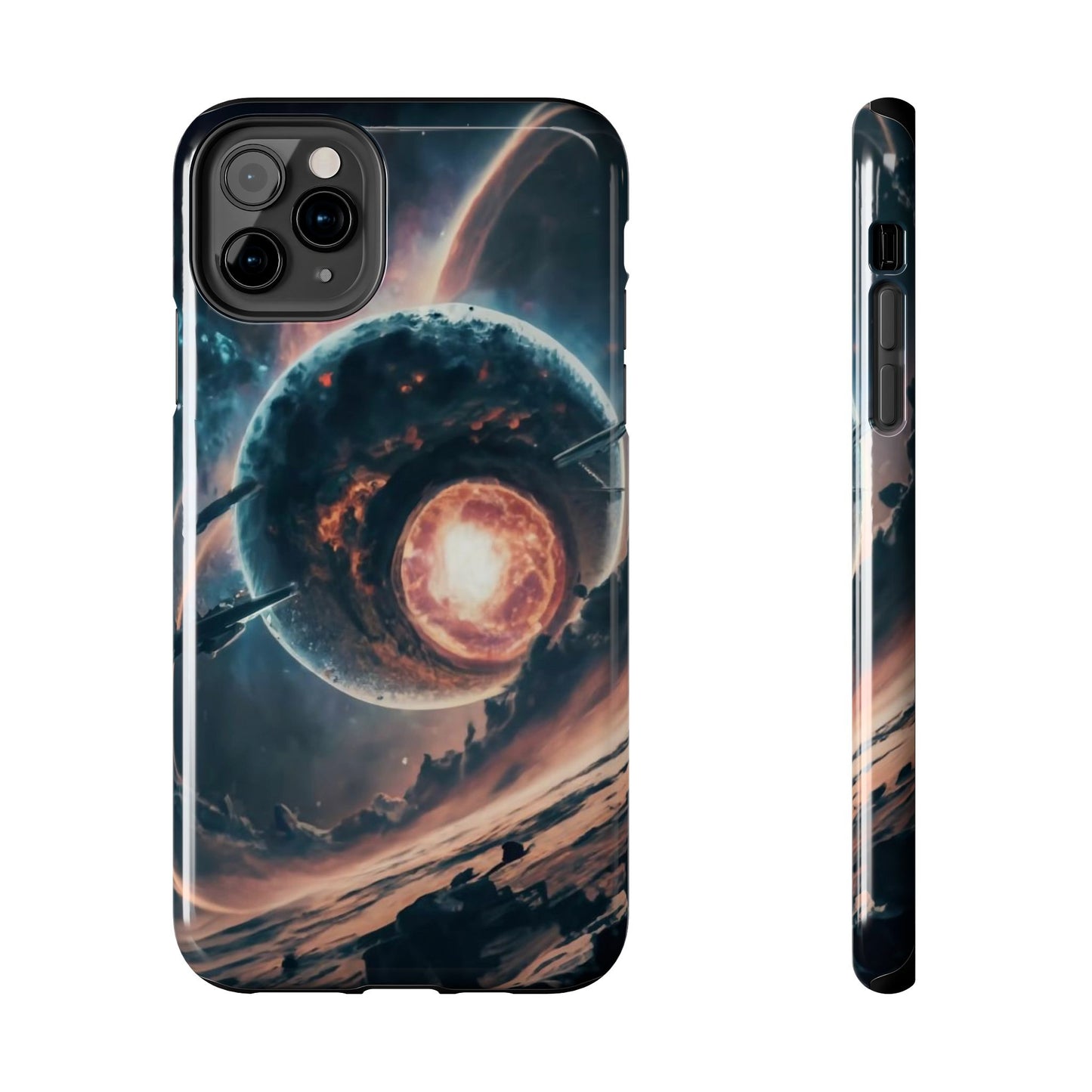 Cosmic Implosion Planet Tough Phone Case