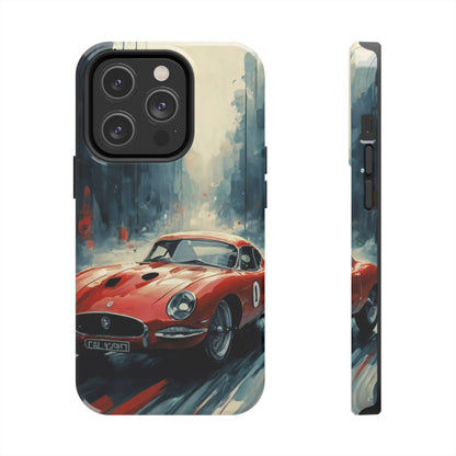 City Drive Red Sports Car Tough Phone Case