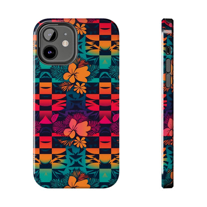 Electric Plumeria - Hawaiian Tough Phone Case