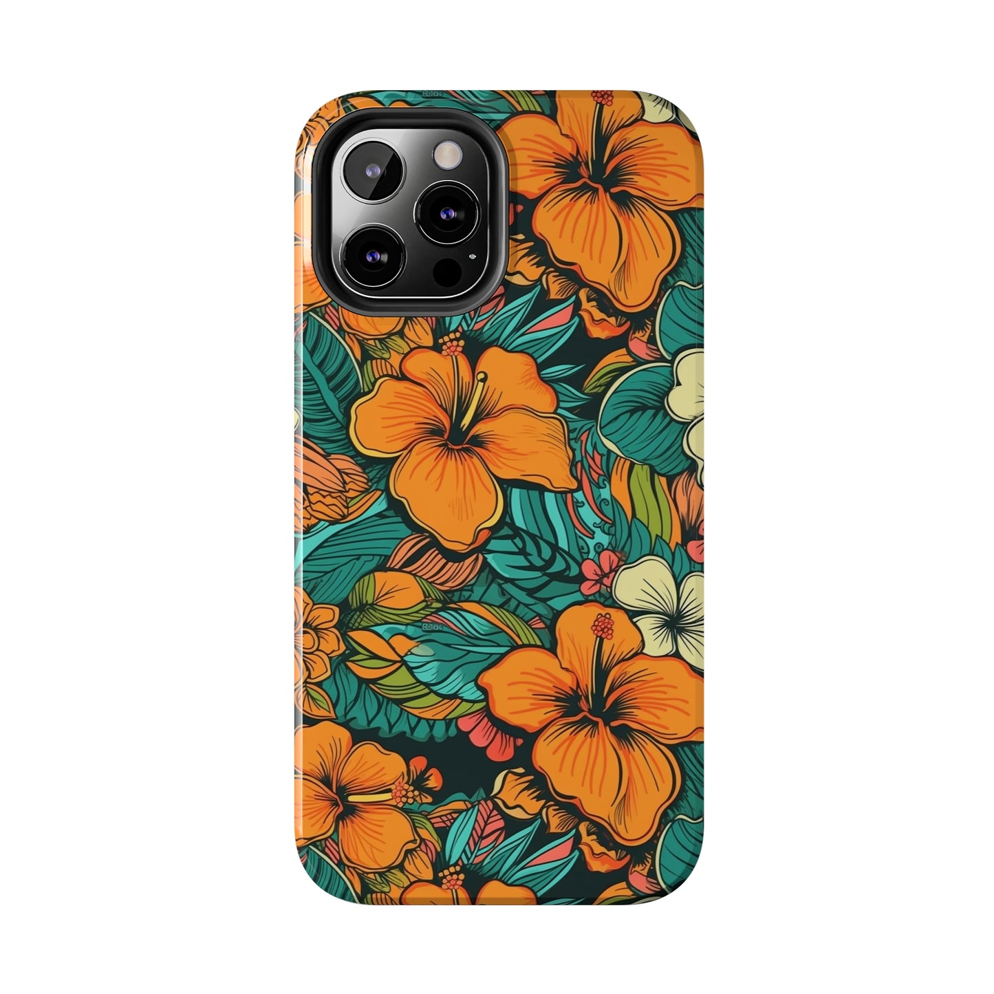 Sunset Tiare - Hawaiian Tough Phone Case