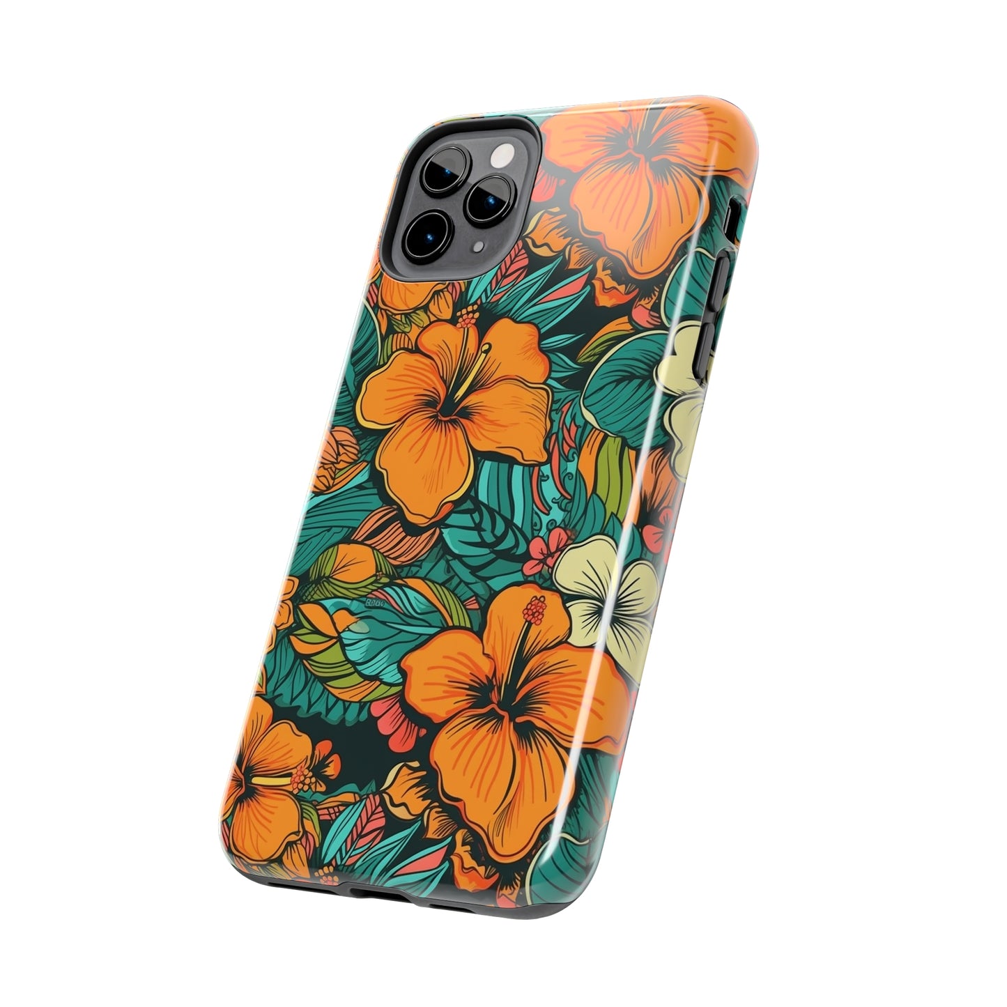 Sunset Tiare - Hawaiian Tough Phone Case