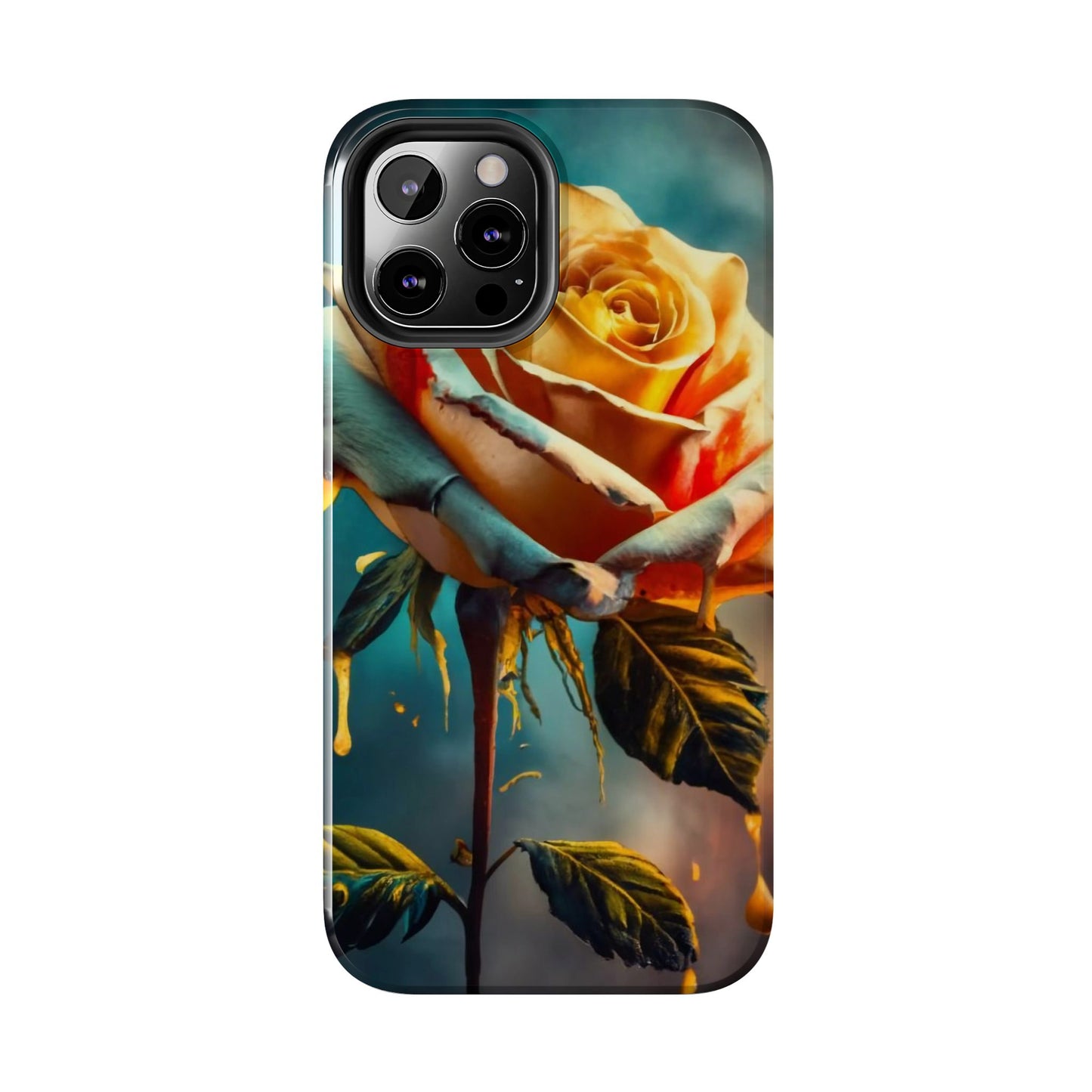 Golden Rose Elegance Tough Phone Case