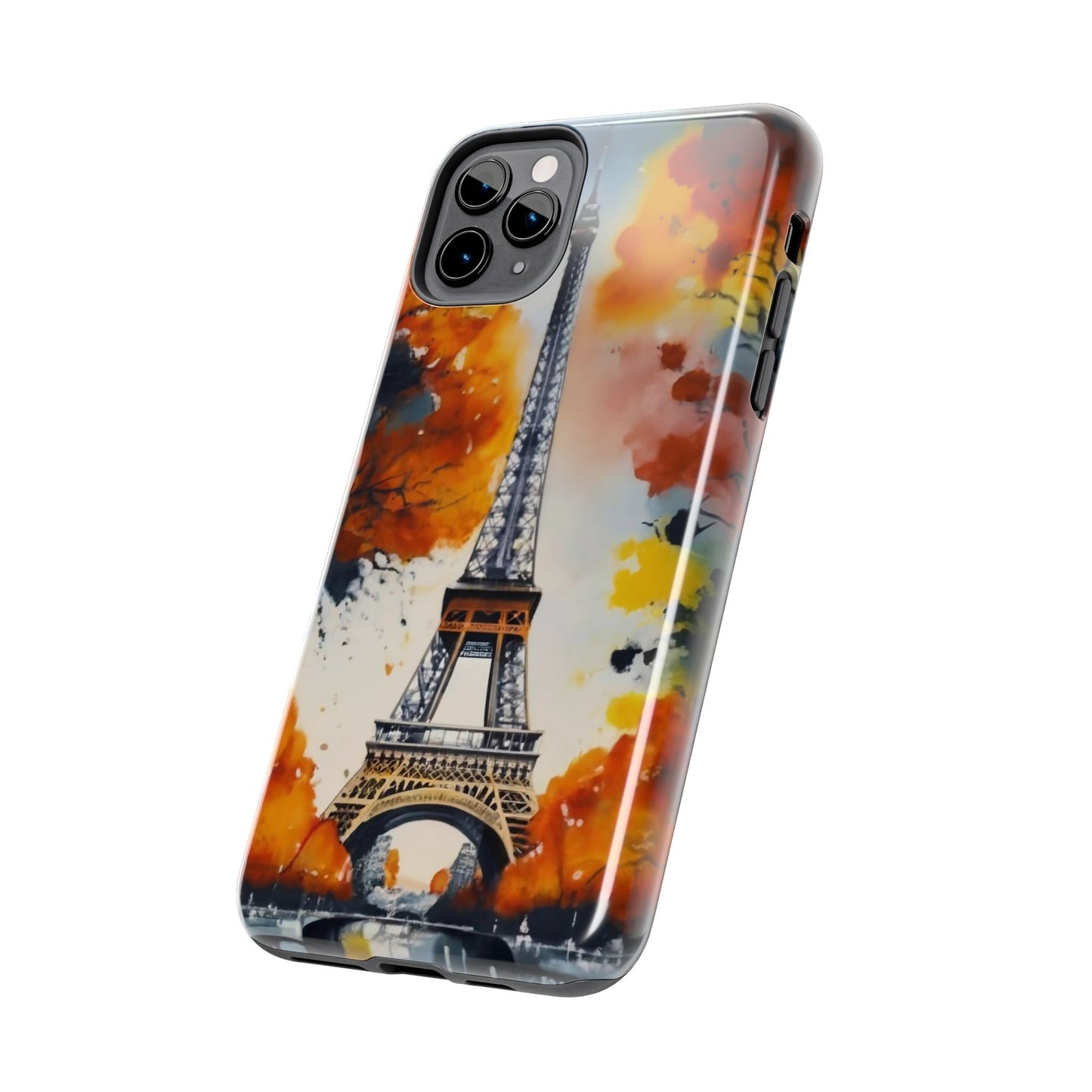 Watercolor Eiffel Twilight Defender Case