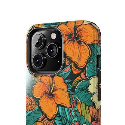 Sunset Tiare - Hawaiian Tough Phone Case