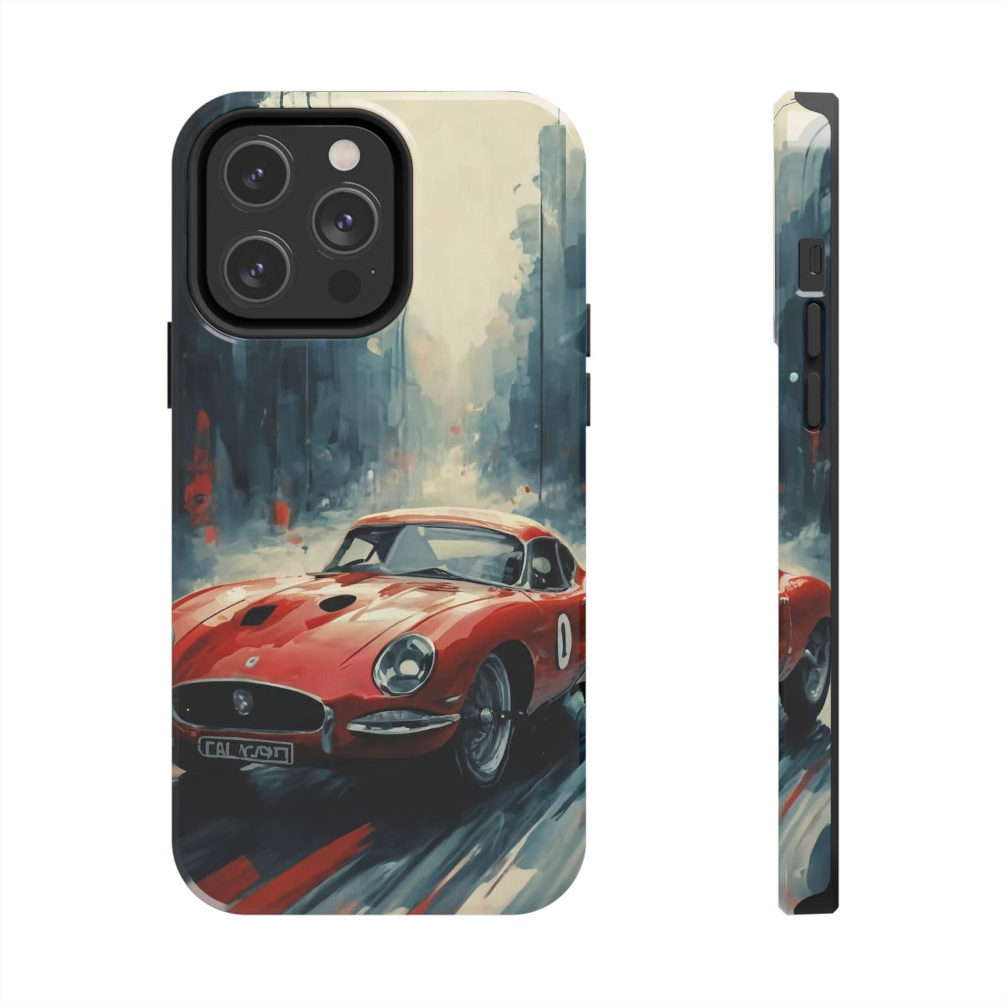 City Drive Red Sports Car Tough Phone Case