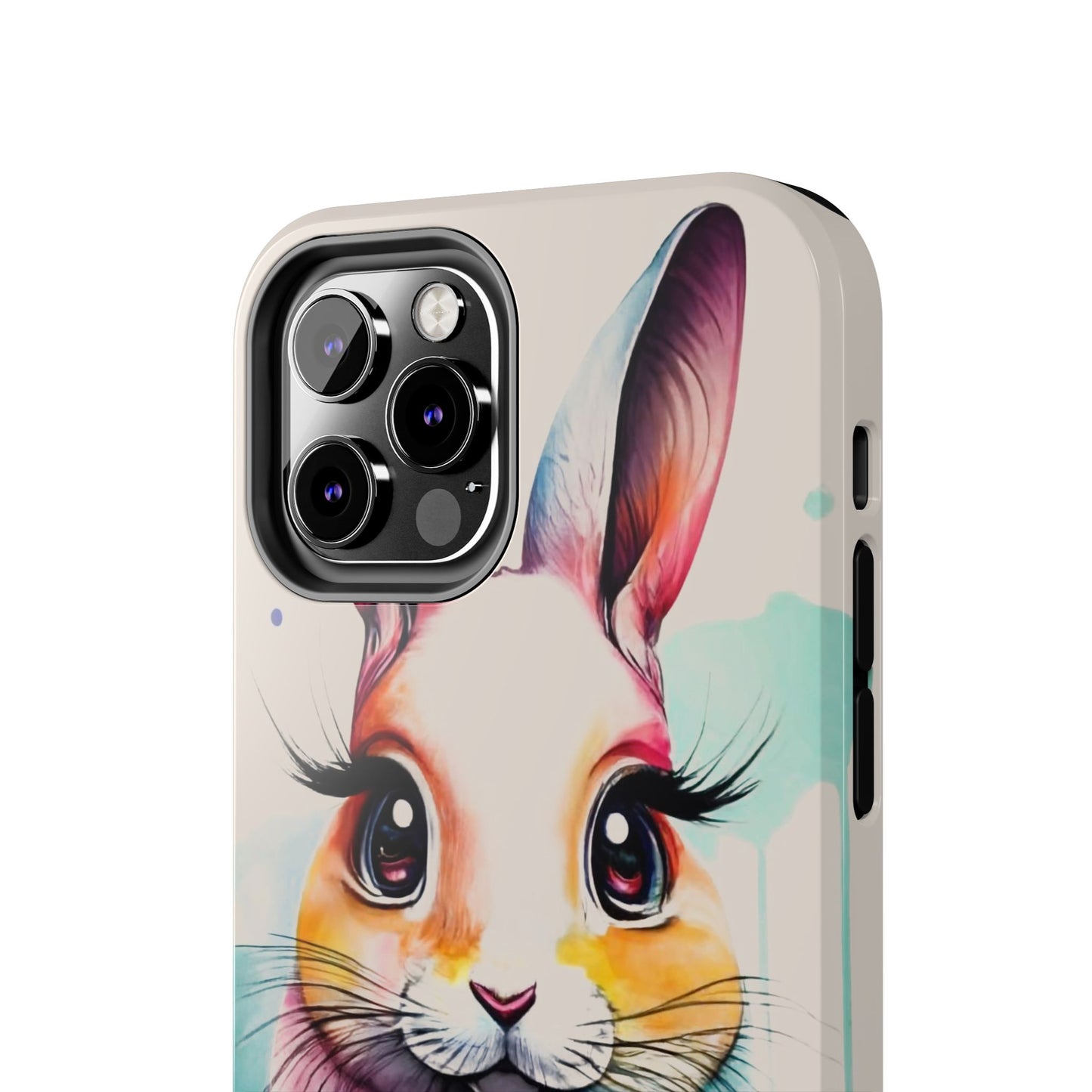 Minimalist Bunny Abstract Art Tough Phone Case