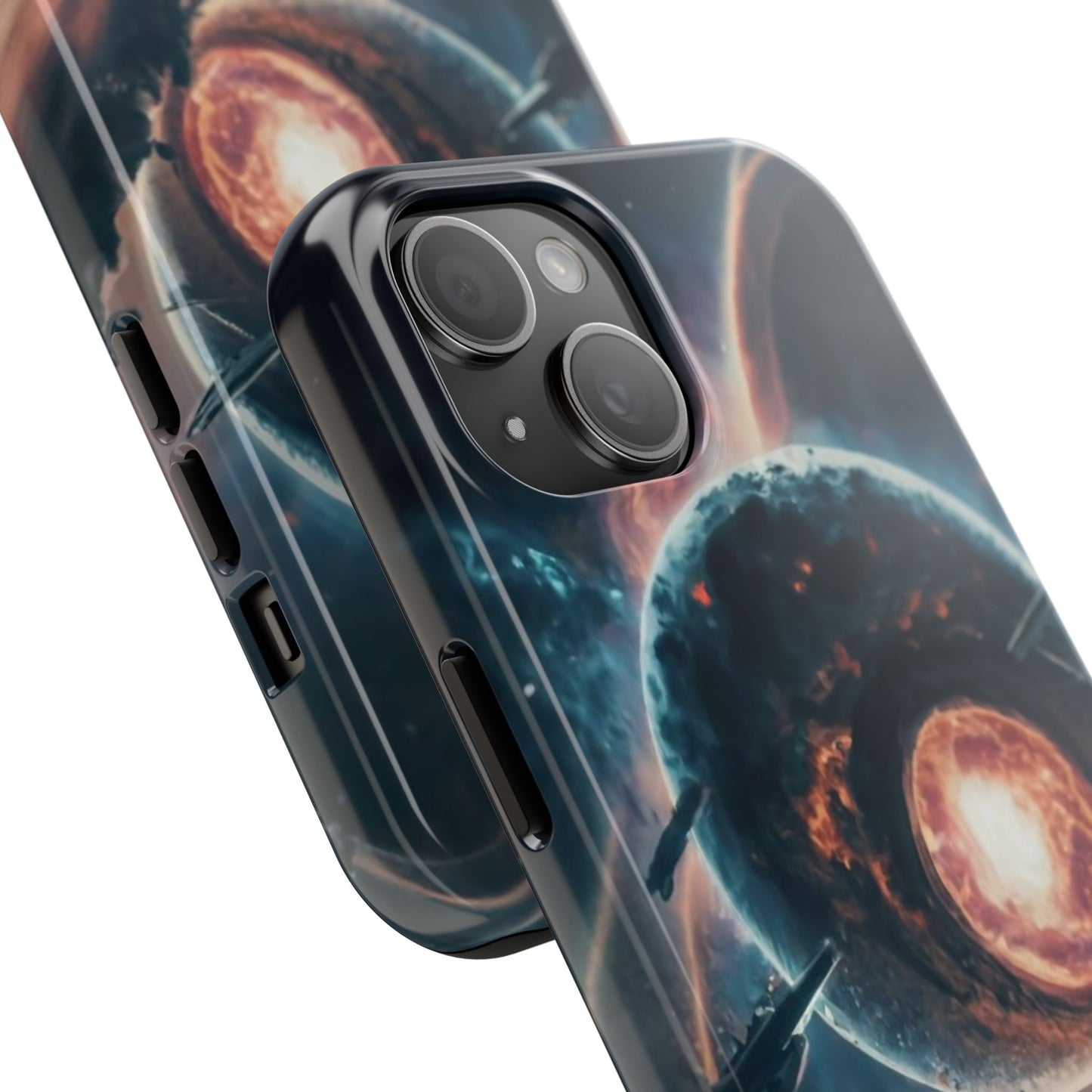 Cosmic Implosion Planet Tough Phone Case