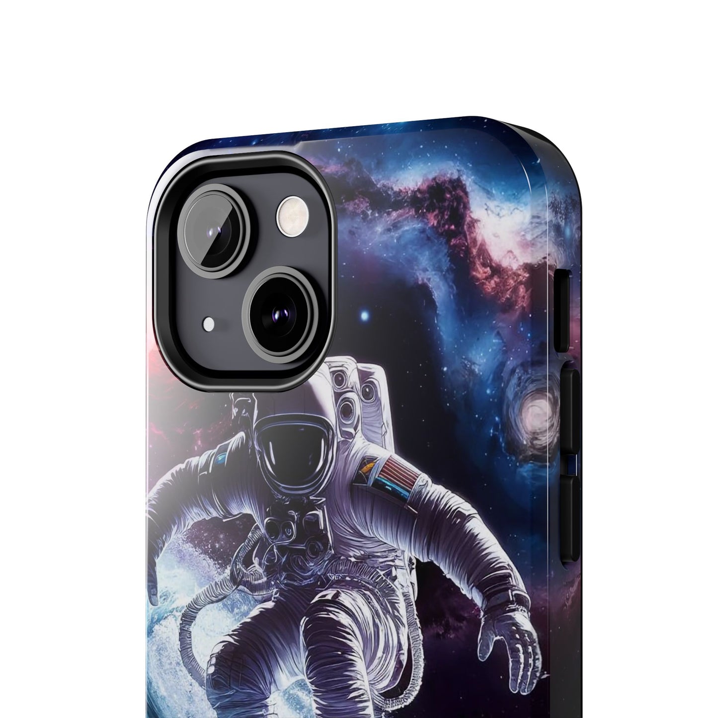 Galactic Wave Rider Astronaut Tough Phone Case