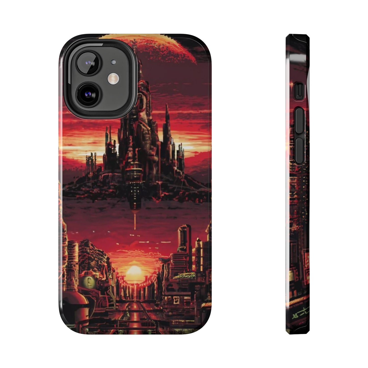 PixelVista Futuristic City Tough Phone Case