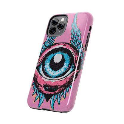 Halftone Horizon Eyeball iPhone Case