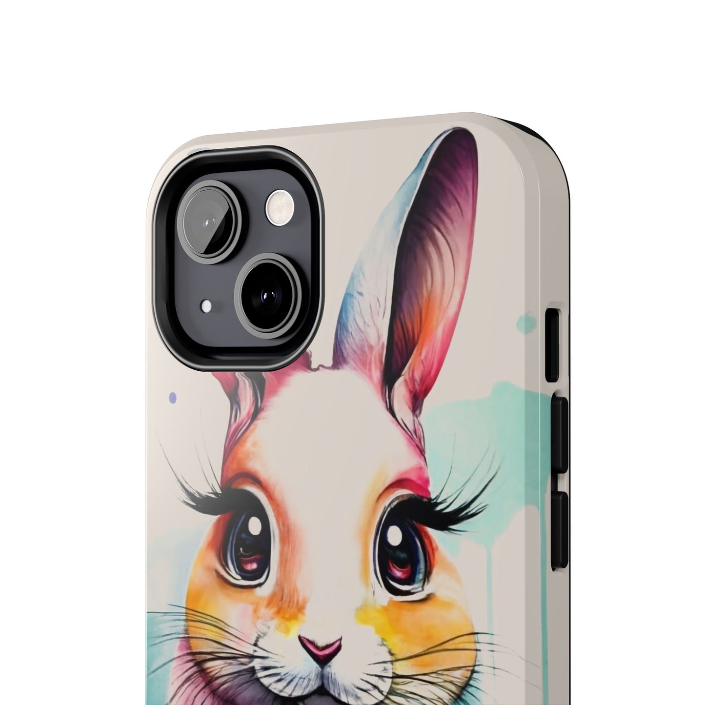 Minimalist Bunny Abstract Art Tough Phone Case