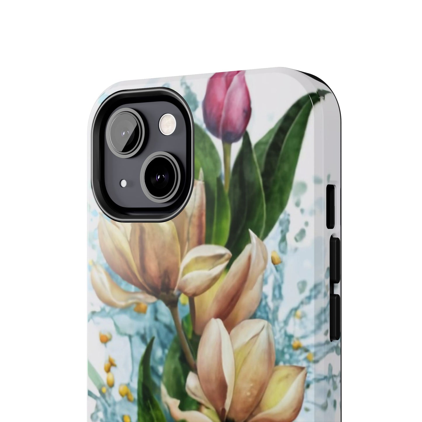 Blossom Splash Watercolor Floral Tough Phone Case