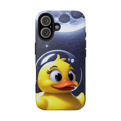 Lunar Space Duck Adventure Tough Phone Case