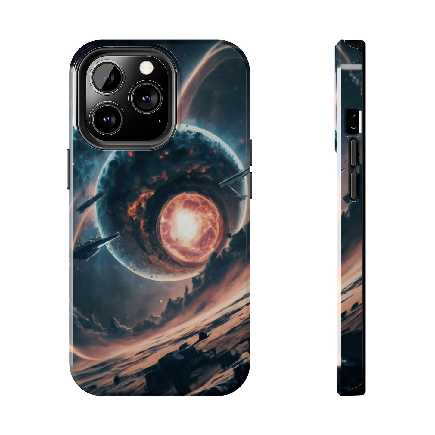 Cosmic Implosion Planet Tough Phone Case