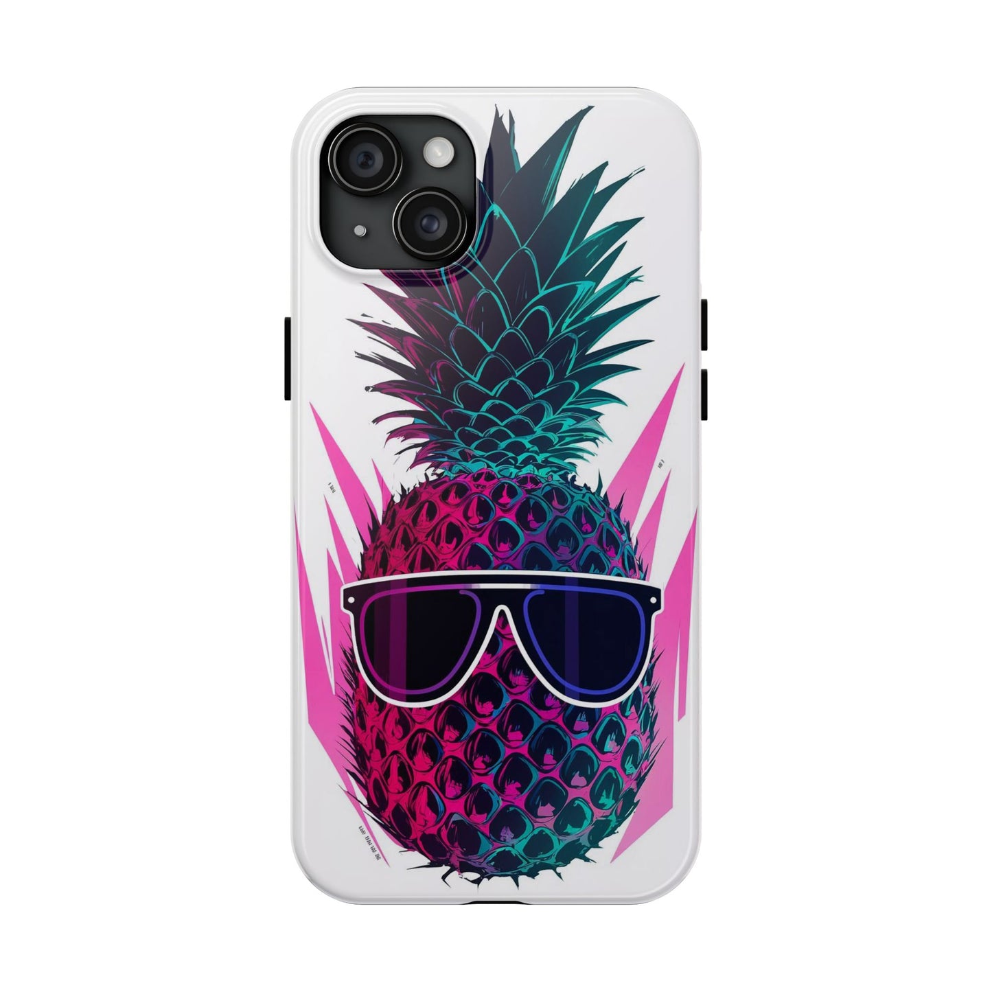 Sunglass Clad Pineapple Funk Tough Phone Case