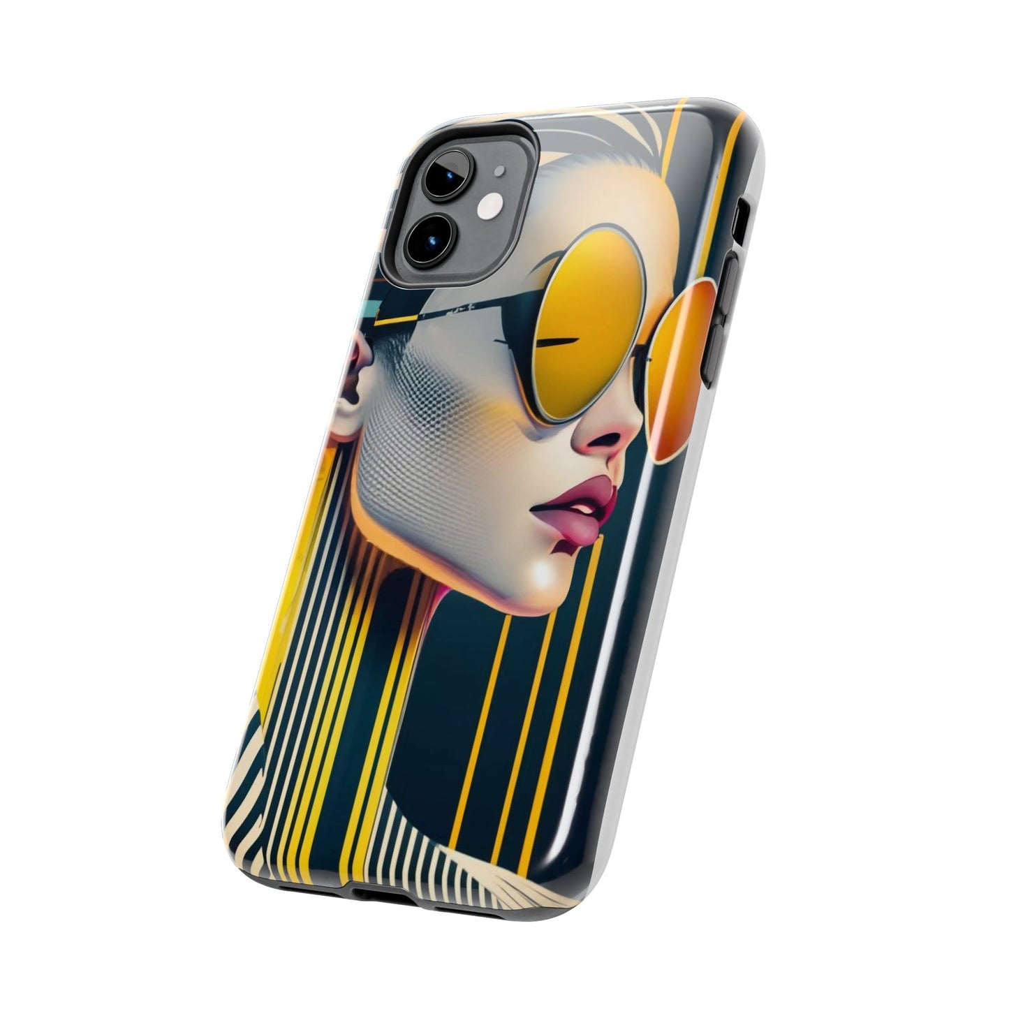 Shinkawa-Inspired Sunglasses Woman Tough Phone Case