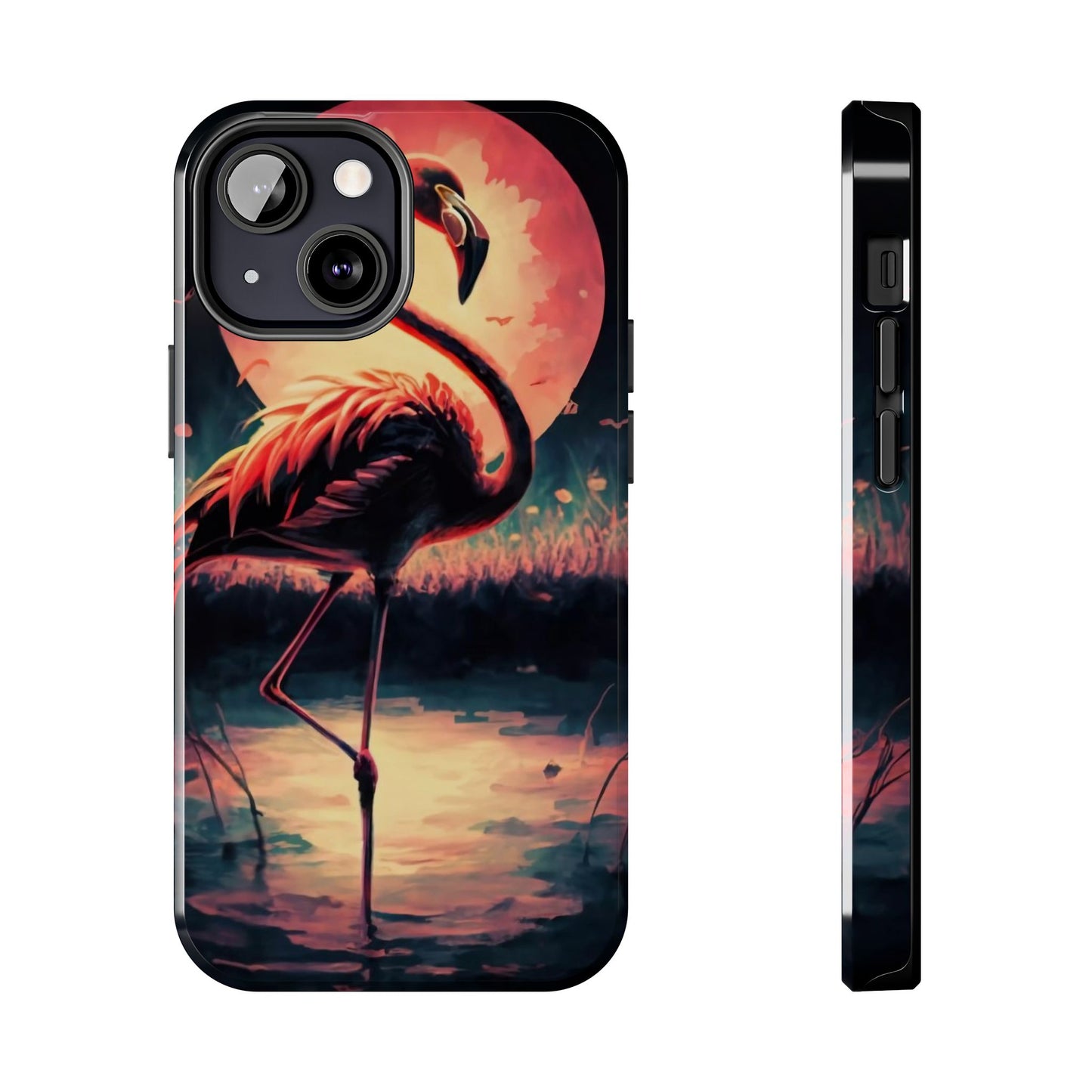 Sunset Flamingo Defender Case