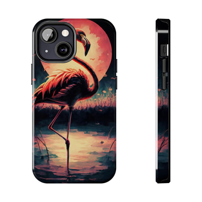 Sunset Flamingo Defender Case