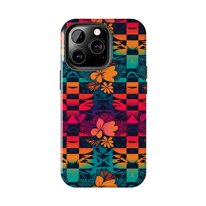 Electric Plumeria - Hawaiian Tough Phone Case